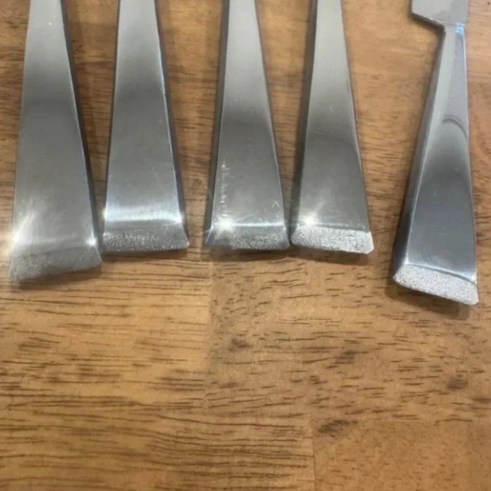 POTTERY BARN silver Caroline Flatware 5 piece set